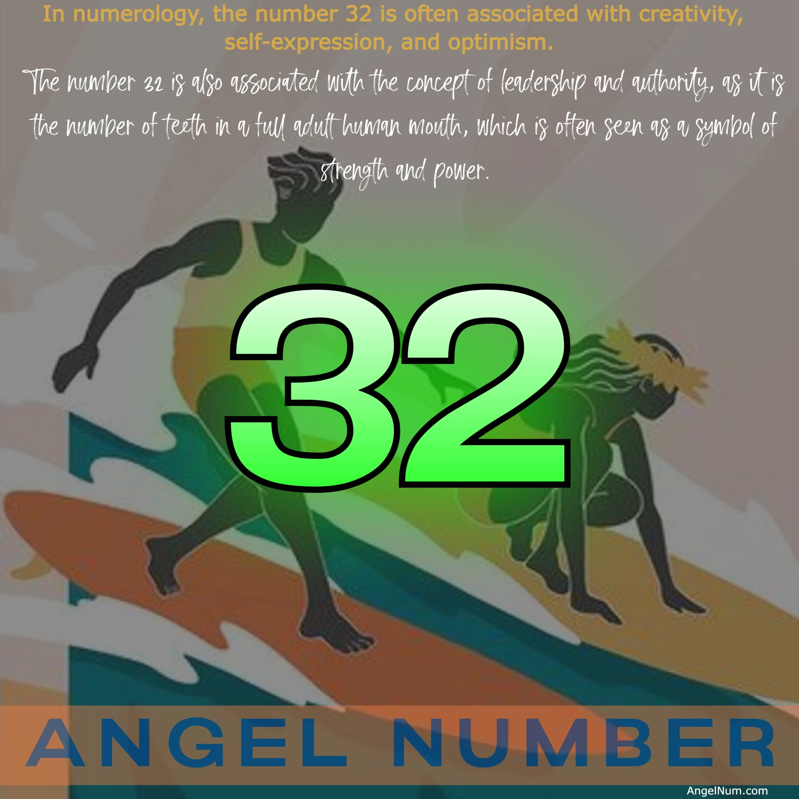 Angel number 32 represents balance, harmony, and creativity