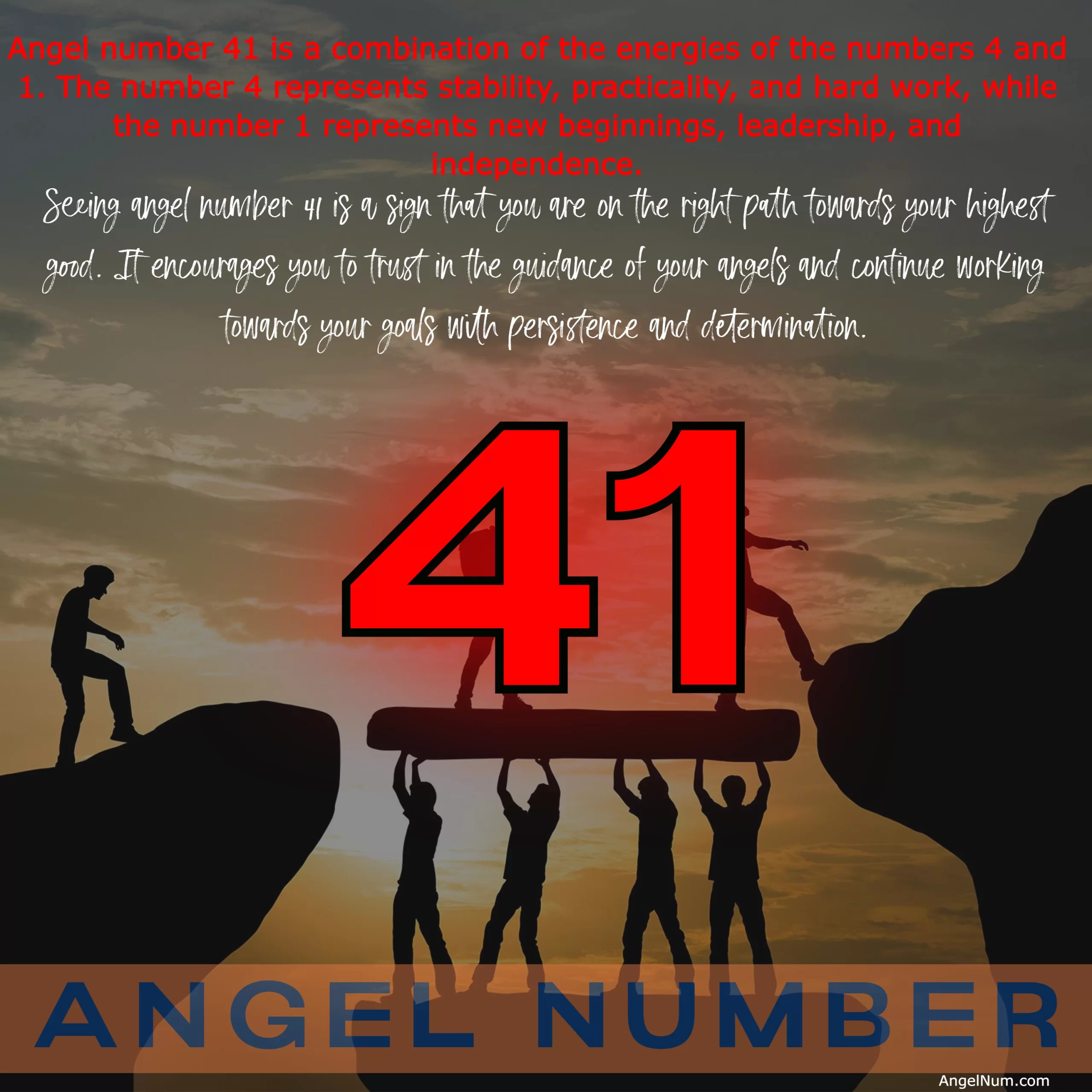 Angel Number 41: Trust in Your Journey Towards Personal Growth
