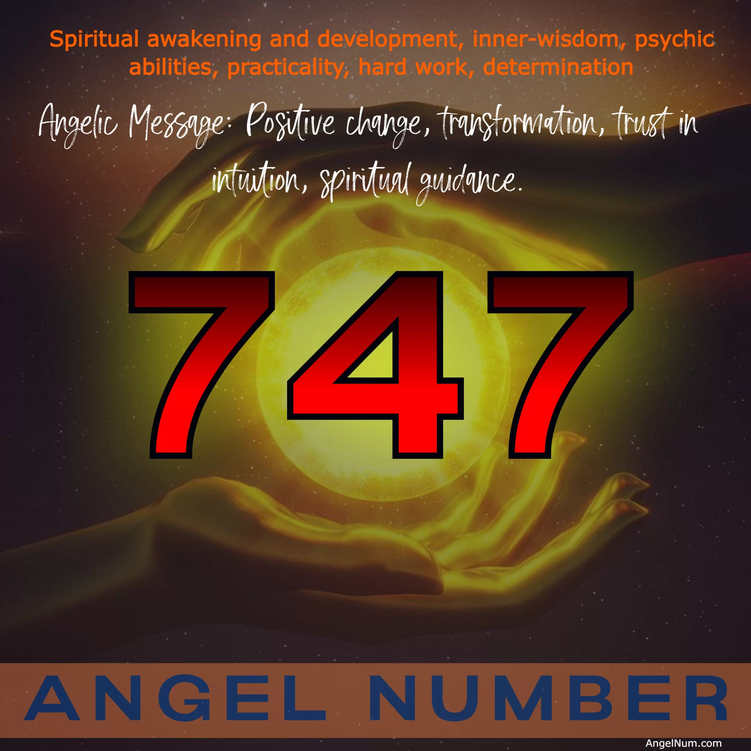 Angel Number 747: Spiritual Growth and Material Success