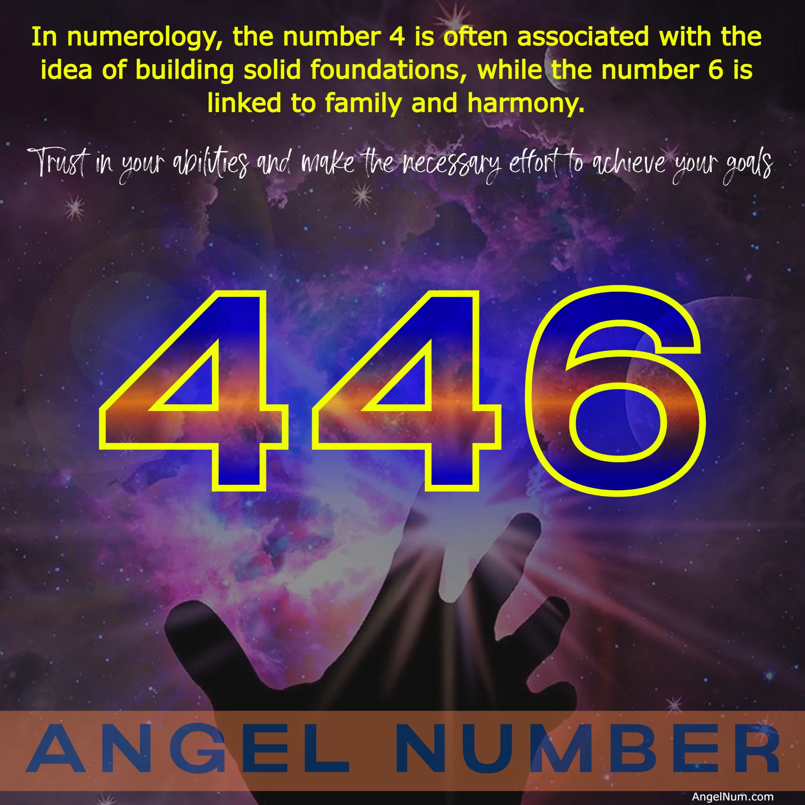 Angel Number 446: Messages of Stability Hard Work and Family Harmony